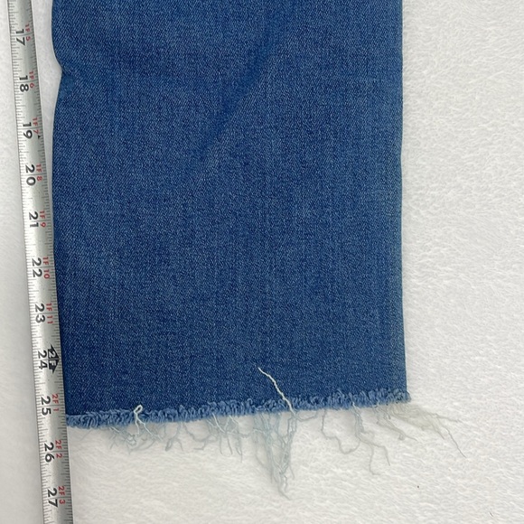 Vigoss Crop Straight Jeans Embroidered Pockets Womens sz 12 - Picture 9 of 10